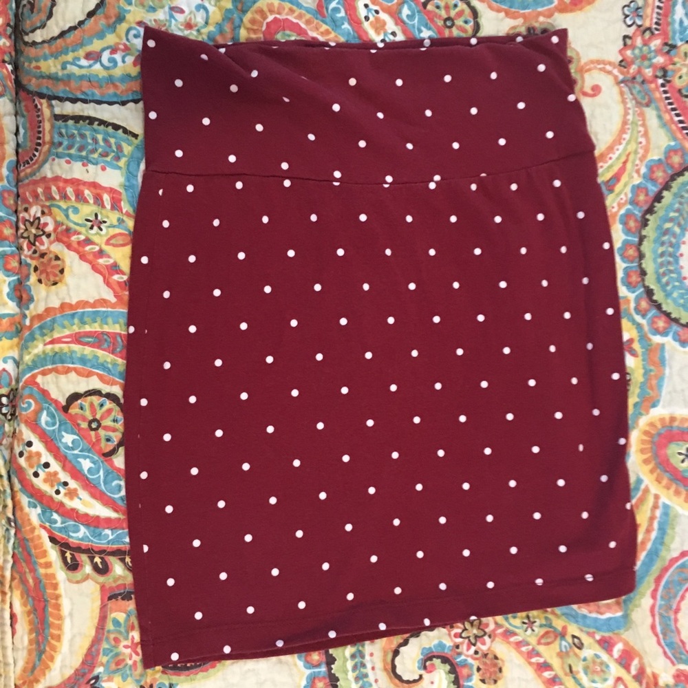 Polka dot skirt